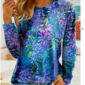 Floral Long Sleeve Top